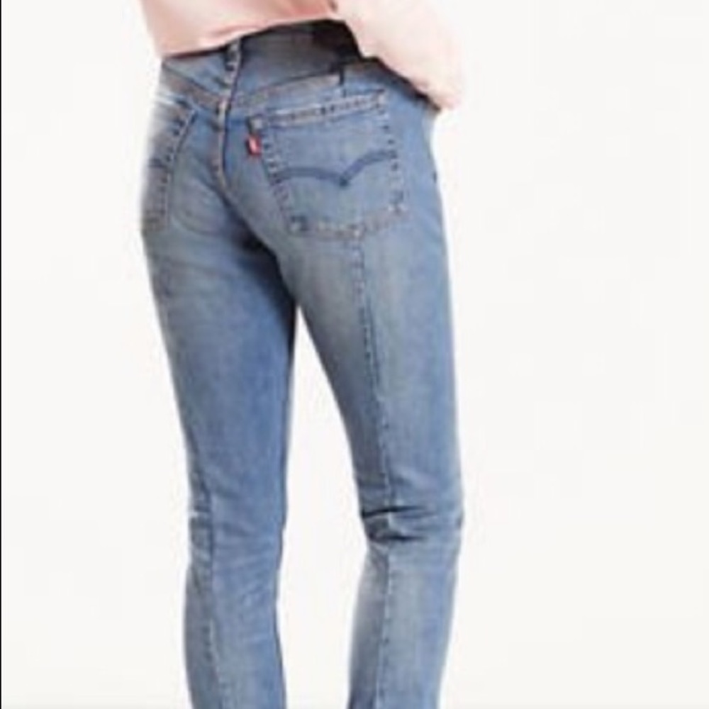 Levi 501 altered skinny jeans NWT